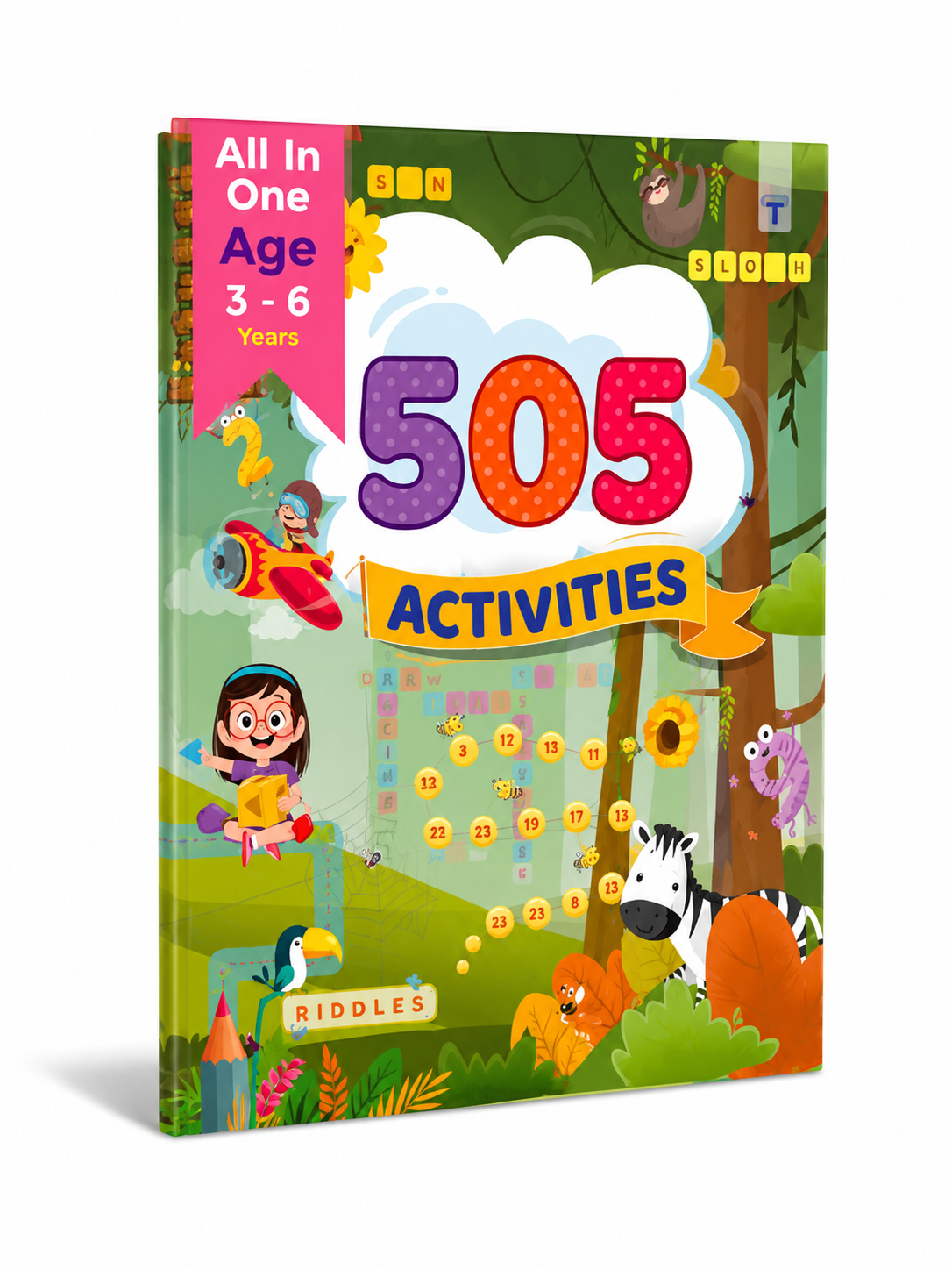 505 Activities – All In One Fun & Study Book for Age 3-6 Years
