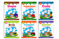 Creative Colouring Explorers – 6 Book Set (Shapes, Vegetables, Fruits, Birds, Transport, Animals)