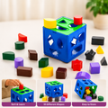 Shape Sorter Cube with 18 Shapes – Early Learning Toy for Toddlers