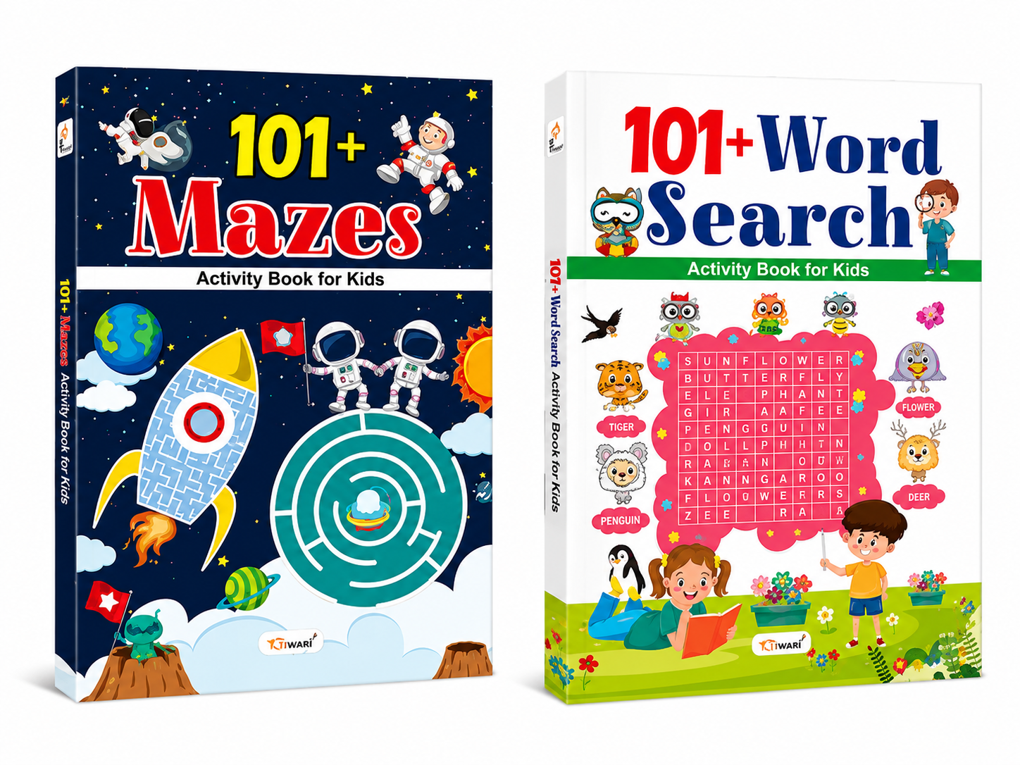 101+ Word Search Activity Book for Kids