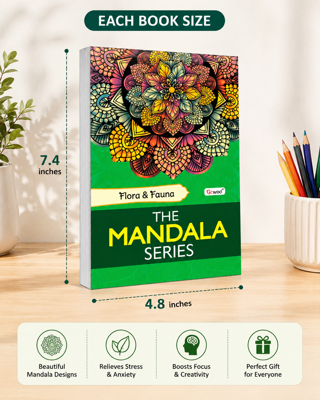 The Mandala Series - Coloring Books (Set of 2)
