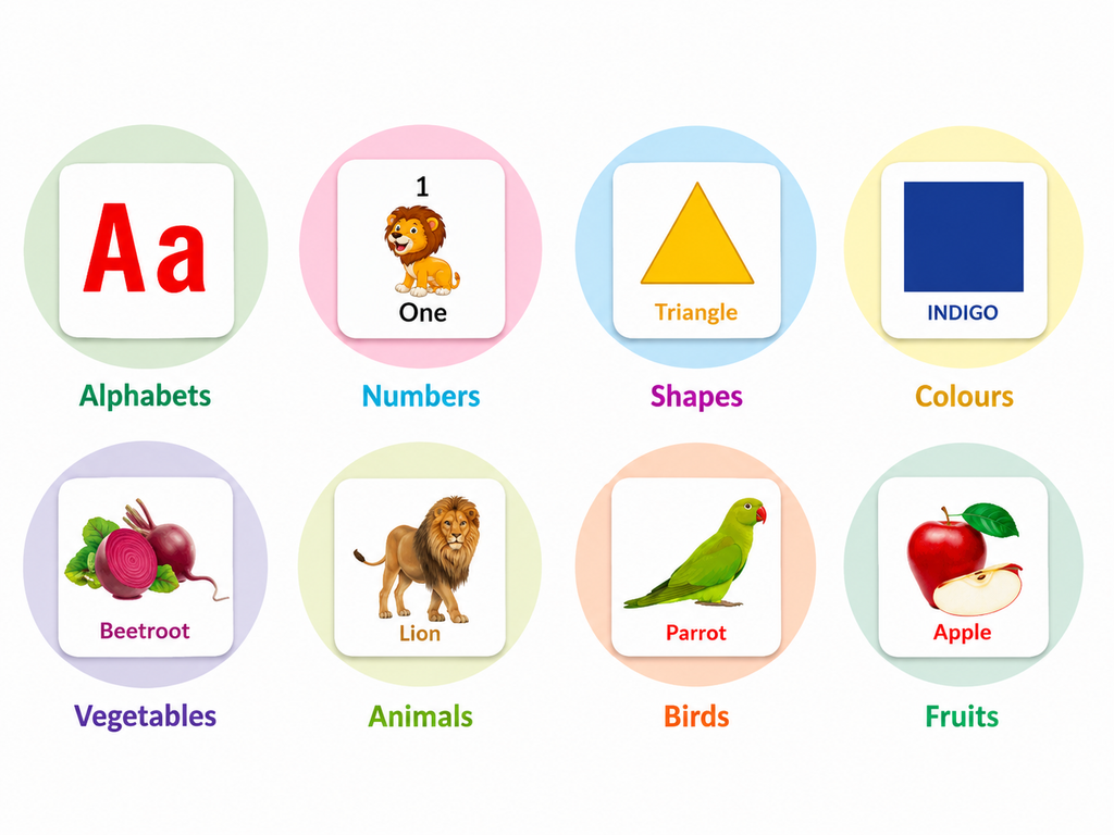 Little Genius All-in-One Flash Cards for Kids