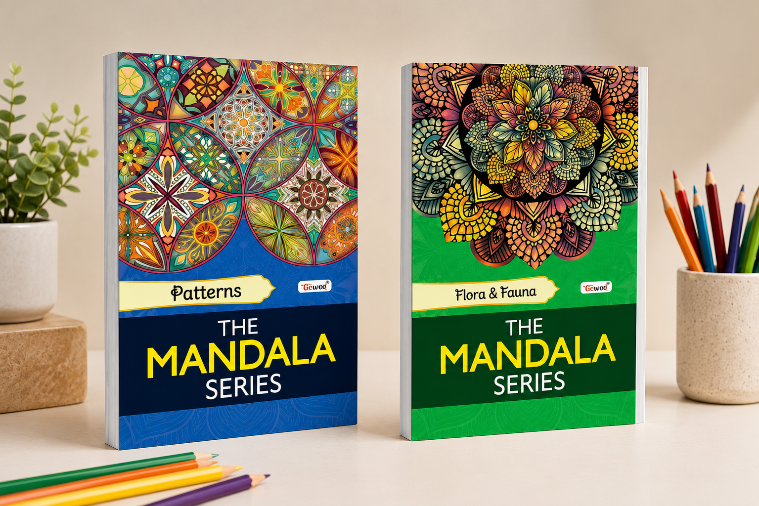 The Mandala Series - Coloring Books (Set of 2)
