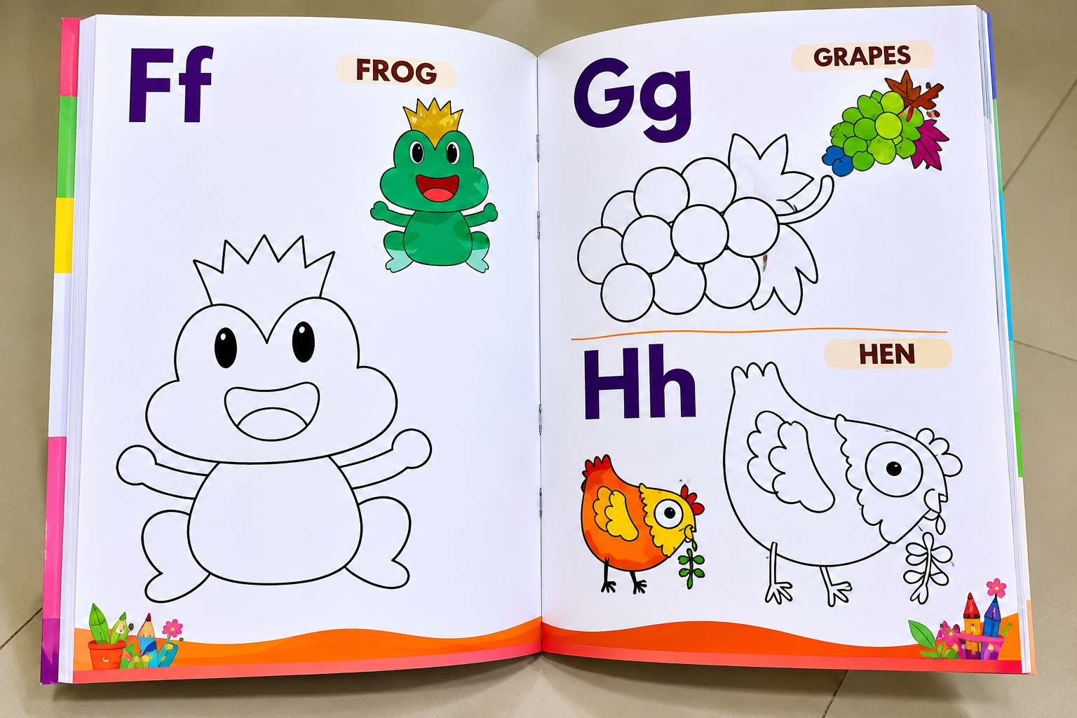 My First Copy to Colour - Alphabet Book for Kids