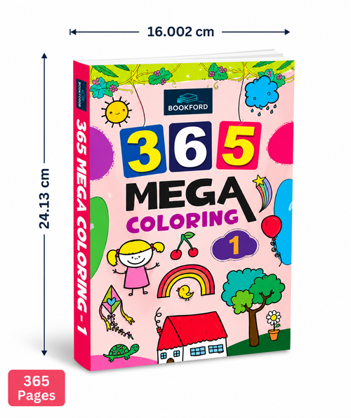 365 Mega Coloring Book 1 by Bookford
