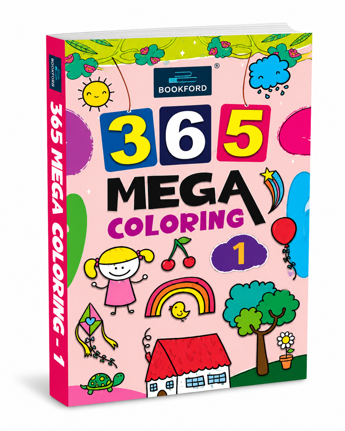 365 Mega Coloring Book 1 by Bookford
