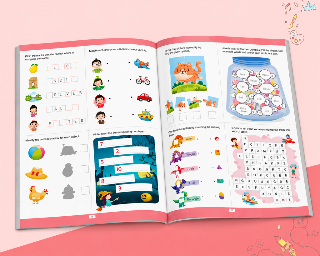505 Activities – All In One Fun & Study Book for Age 3-6 Years