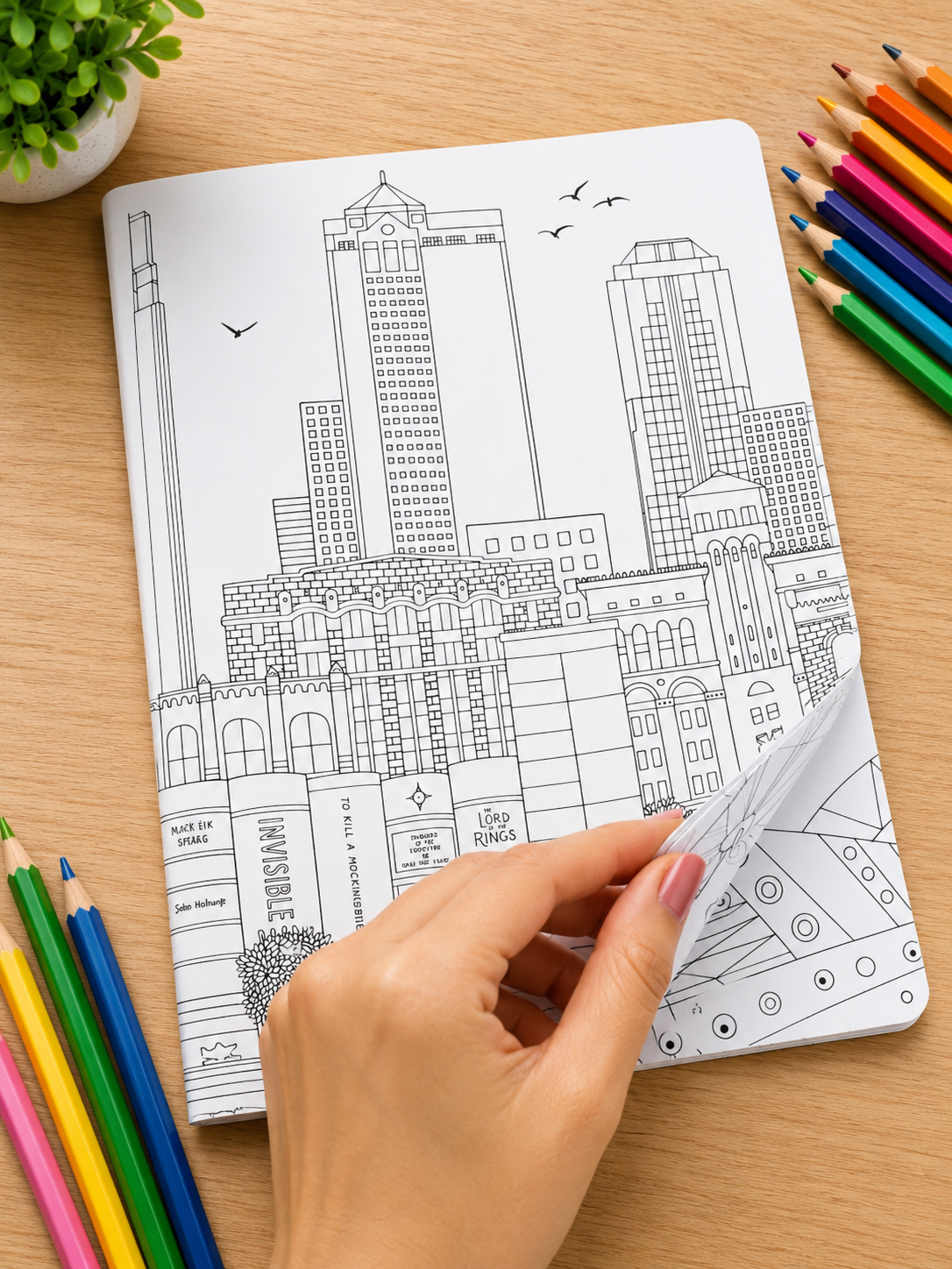Ultimate Mandala 5-in-1 Adult Colouring Book Set