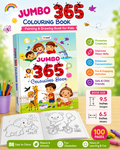 Jumbo 365 Colouring Book for Kids by Gowoo