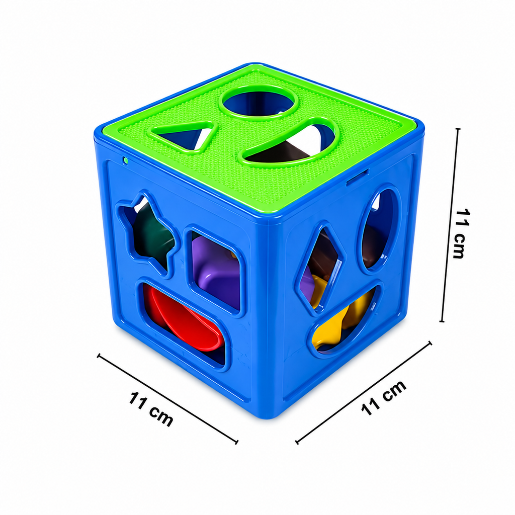 Shape Sorter Cube with 18 Shapes – Early Learning Toy for Toddlers