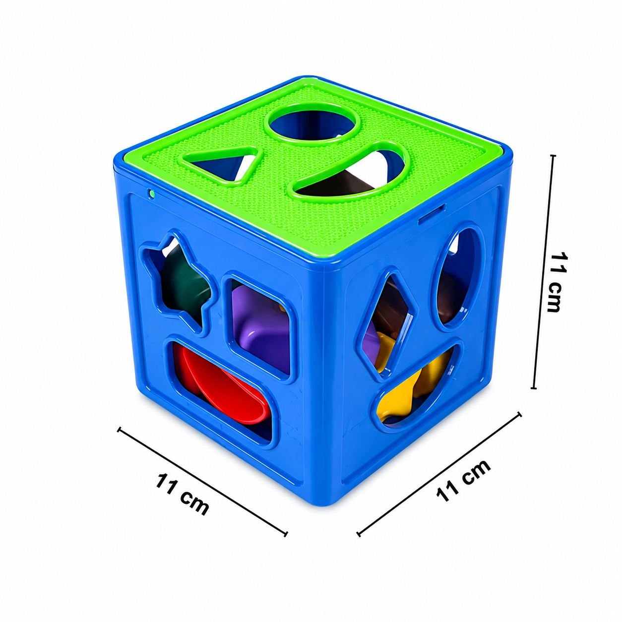 Shape Sorter Cube with 18 Shapes – Early Learning Toy for Toddlers