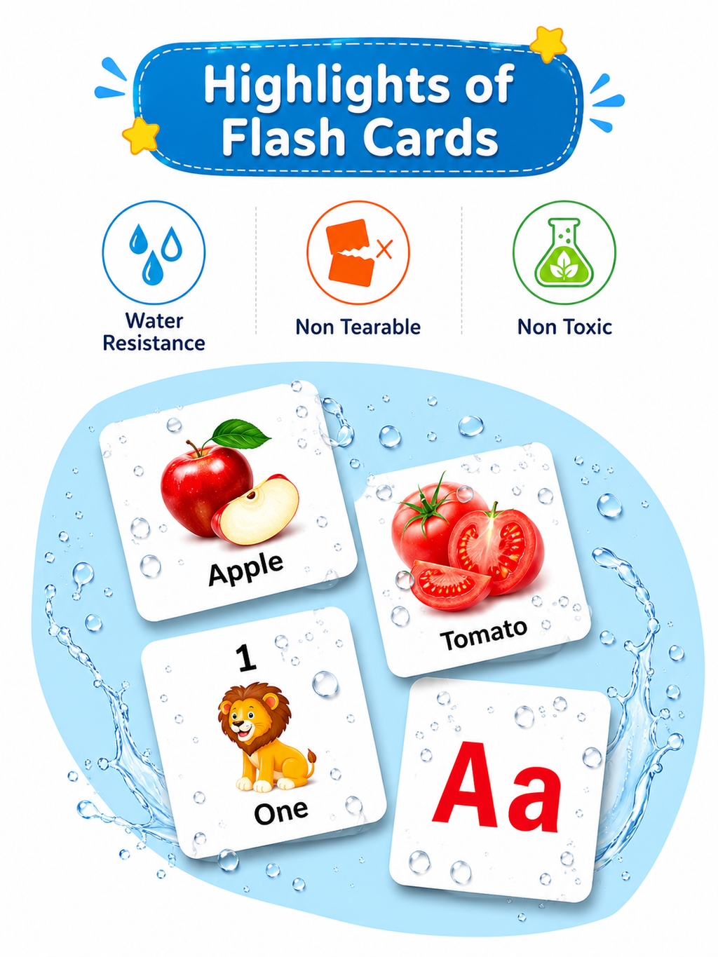 Little Genius All-in-One Flash Cards for Kids